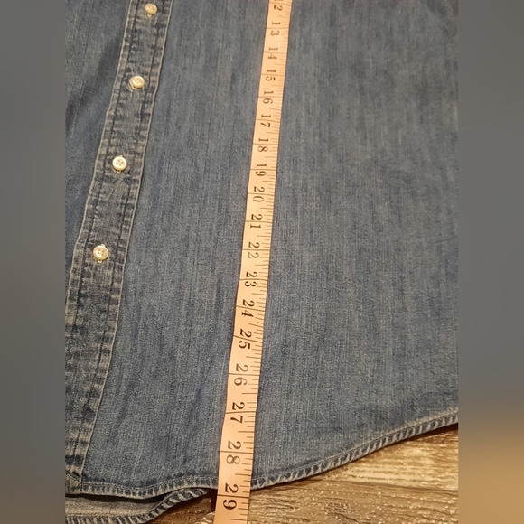 Vintage Ralph Lauren Mens L Denim Button Up Classic Fit - Picture 7 of 7